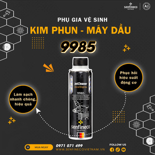 Dung Dịch Vệ Sinh Kim Phun Dầu Diesel Senfineco 9985 Giúp Ổn Định Vòng Tua Máy Tiết Kiệm Nhiên Liệu 300ml