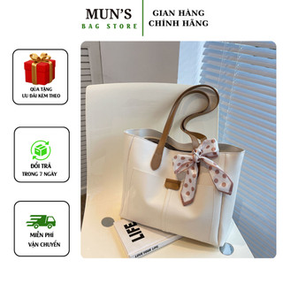 Túi xách công sở kèm khăn lụa size 38 m76