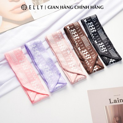 Khăn lụa nữ ELLY ES012 khăn quàng cổ buộc tóc quấn túi xách lụa cao cấp thời trang