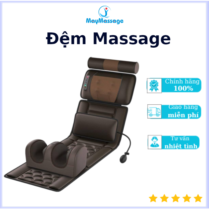 Đệm Massage, Nệm Massage toàn thân xoa bóp, Đệm mát xa bấm huyệt giúp giải toả căng thẳng, mệt mỏi, Bản cao cấp nhất.