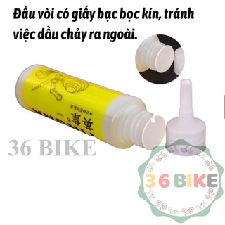 Dầu tra sên xe đạp WOLF 50ml-Chai vàng