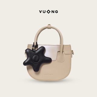 Túi xách Vuông Shop®️ White egg tặng kèm charm có dây đeo chéo đi chơi đi du lịch dễ ứng dụng