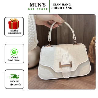 Túi xách tay kẻ ô vân ran cao cấp m84
