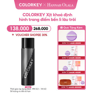  Xịt Khóa Makeup COLORKEY Giúp Cố Định Lớp Trang Điểm Công Thức Cải Tiến Dung Tích 100ml