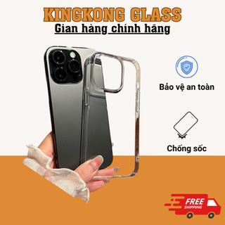 Ốp điện thoại trong suốt chống sốc KOLEAD P43 cao cấp bảo vệ viền camera dành cho iphone 11 12 13 14 15 Pro Plus Promax