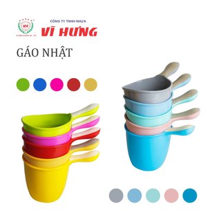 Gáo múc nước nhựa, tay cầm dài cao cấp nhựa vĩ hưng - 3203-3202