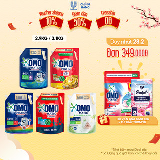 Túi Nước Giặt OMO Matic 2.9kg/3.1kg