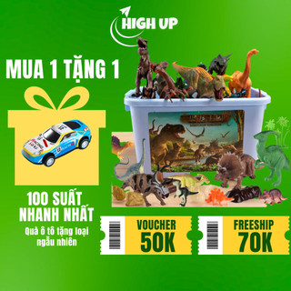 Bộ đồ chơi Công viên khủng long cho bé - Tặng kèm hộp đựng