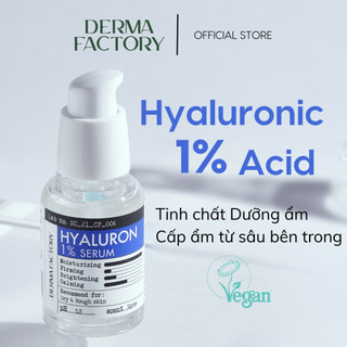 Tinh chất dưỡng ẩm Derma Factory Hyaluron 1% Serum 30ml