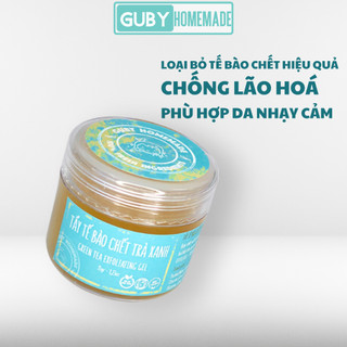 Gel Tẩy Tế Bào Chết Trà Xanh sạch sâu & ngừa lão hoá FACIAL EXFOLIATING GEL GREENTEA GUBY HOMEMADE