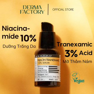 Tinh chất dưỡng trắng da mờ thâm nám Derma Factory Niacin Tranexamic 13% Serum