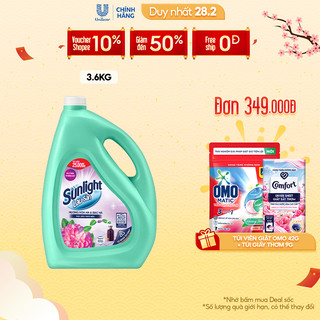 Nước Lau Sàn Sunlight Tinh Dầu Thảo Mộc Hoa Hạ Và Bạc Hà - 3.6 Kg