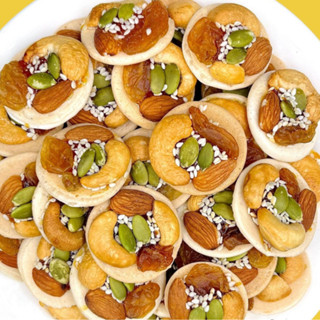 Bánh tròn đồng tiền MIX hạt dinh dưỡng (có video)