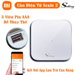  Cân Điện Tử Sức Khỏe Xiaomi Scale 2 Sothing Xiangwu  Cân Sức Khỏe Thông Minh Ghi Nhớ Cân Nặng - Bảo Hành 12 Tháng 