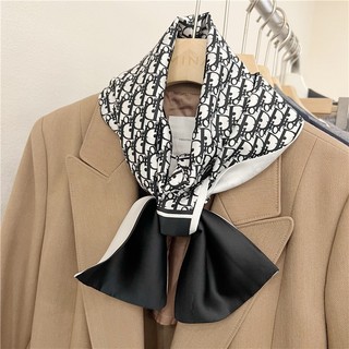Khăn lụa cà vạt nhiều mẫu 15X150 THY THY STORE chất bandana lụa đẹp