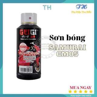 Sơn Xịt Đánh Bóng Xe Máy Samurai CM05 - Đánh Bóng Dàn Áo Loại Bỏ Vết xước Nhẹ