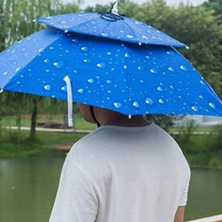 Ô Đội Đầu 2 Tầng,ô che nắng che mưa tiện lợi