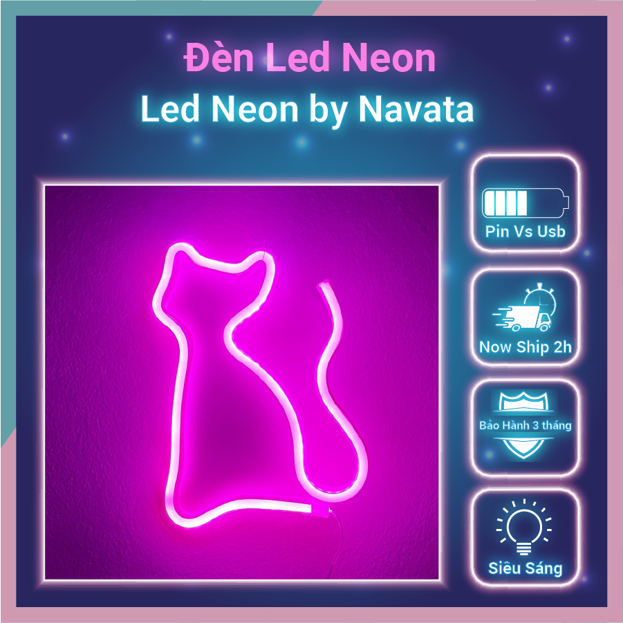 ĐÈN NEON SIGN LED NEON NHIỀU MẪU, ĐÈN TRANG TRÍ, DECOR PHÒNG NGỦ, PHÒNG KHÁCH, QUÁN CAFE