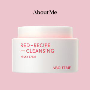 Sáp tẩy trang about me red recipe cleansing milky balm
