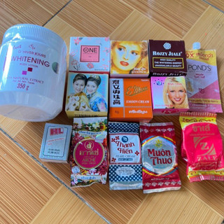 Combo kem trắng da toàn thân body không gây nhờn rít