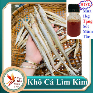  Khô cá lìm kìm  cá nhái - 2 nắng- LOẠI 1 SIÊU TO THƯỢNG HẠNG  Tặng Kèm Sốt Tắc Chua Cay - Vựa Khô Minh Triết 