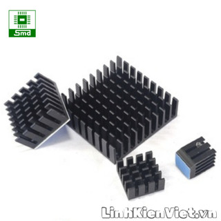 Nhôm tản nhiệt CNC có keo silicone Thermal pad dẫn nhiệt dán trực tiếp tản nhiệt cho các loại IC