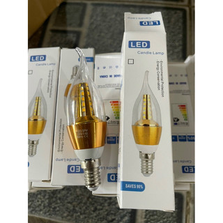 Combo 5cái Bóng nến râu đui e27, e14 lắp đèn trang trí