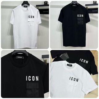 Áo phông nam DSQ iCON túi mix chữ siêu đẹp_Áo phông nam DSQ cao cấp