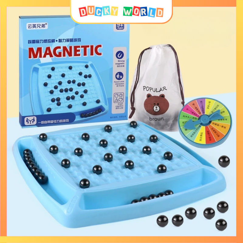 Bộ Đồ Chơi Xếp Hình Tư Duy Logic IQ Đá Nam Châm Cho Trẻ Em