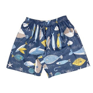 Quần đùi nam cotton mặc nhà quần đùi hình mặc ngủ đi biển chụp ảnh đáng yêu