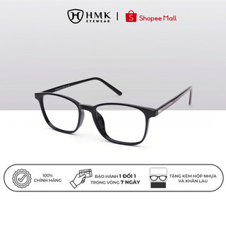 Gọng Kính Cận HMK Eyewear Chất Liệu Nhựa TR90 Dáng Chữ Nhật Cứng Cáp Phong Cách Dễ Mang  - HMK8245