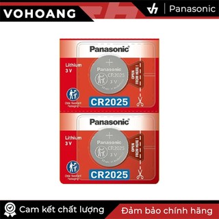 2 viên pin panasonic nút cr2025 lithium 3v - panasonic 2025