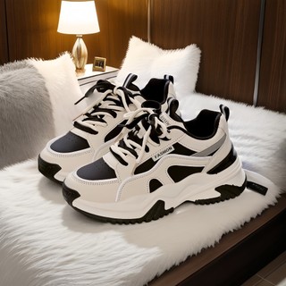 Giày Sneaker nữ độn đế da cao cấp Annie
