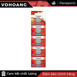 5 viên pin panasonic nút cr2025 lithium 3v - panasonic 2025