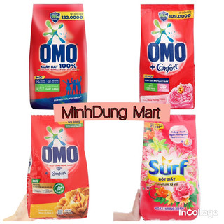 Bột giặt omo/surf túi 5.3-5.7kg