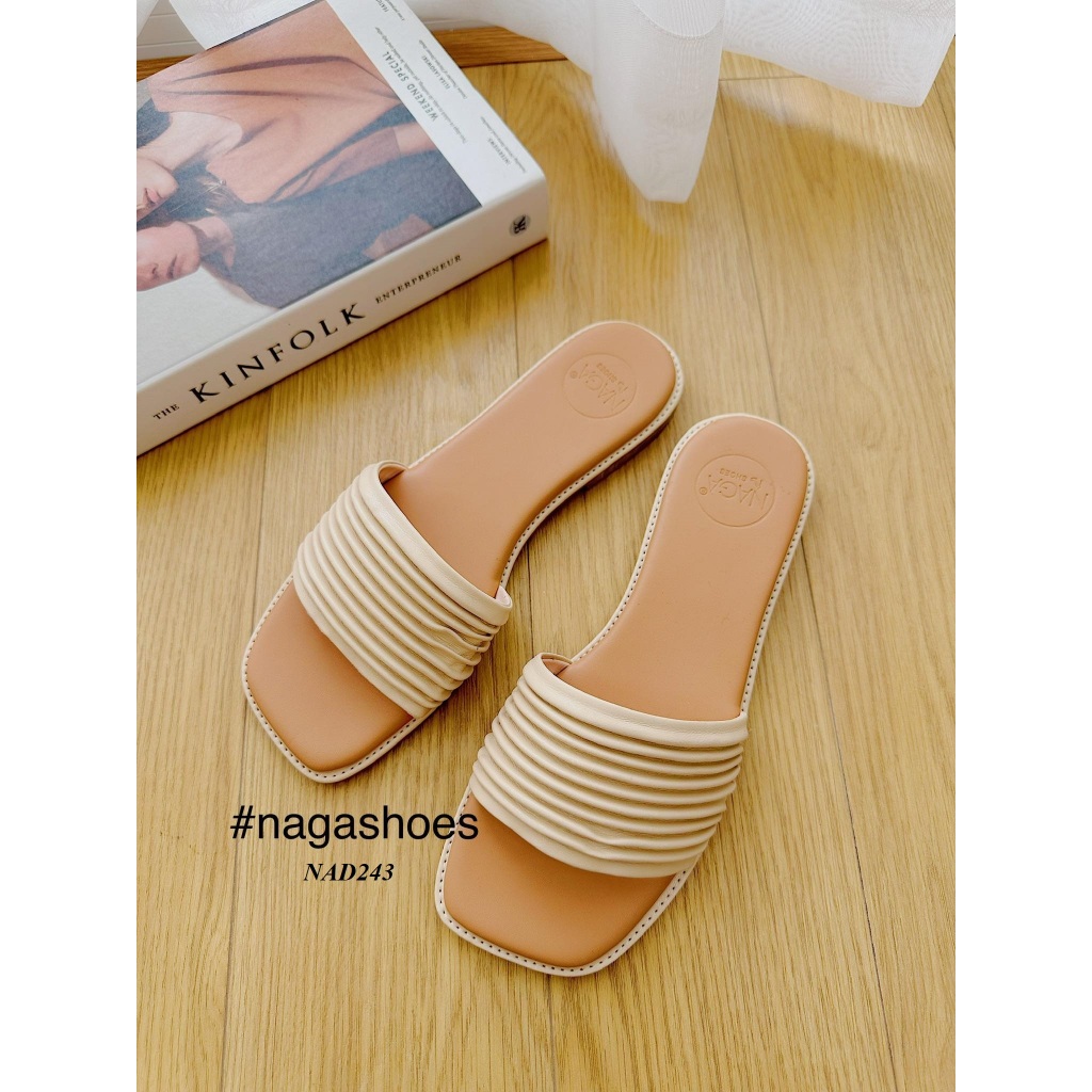 DÉP NAGASHOES QUAI NGANG XẾP LI NAD243