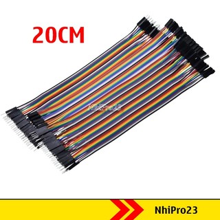 40 dây test board 20cm test mạch breadboard đực - đực, cái - cái, đực - cái chất lượng