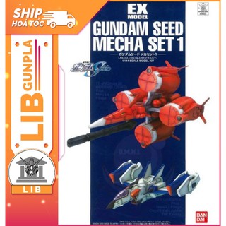 Mô hình lắp ráp Gundam HG EX Model Gundam Seed Mecha Set 1 - Moebius Zero & Sky Grasper