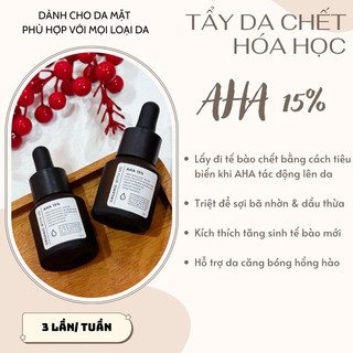 Tẩy da chết da mặt aha 15%