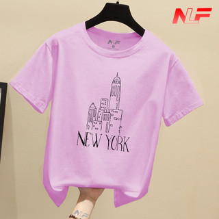 Áo Thun Nữ Tay Ngắn Form Rộng Tháp New York AT-085 - Dễ Phối Trang Phục - Trending Xu Hướng - NLF Unisex Fashion