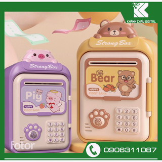 Két sắt mini có khóa mở bằng vân tay phát nhạc
