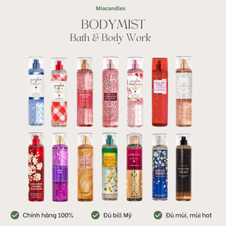 Xịt thơm toàn thân body mist bath & body works nhiều mùi 236ml