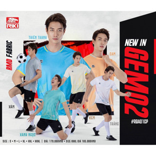  Bộ quần áo đá bóng đồ đá banh Riki Gem 02 đẹp từ chất vải đến cách phối màu in 