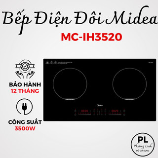 Bếp điện đôi midea mc-ih3520 - hàng chính hãng