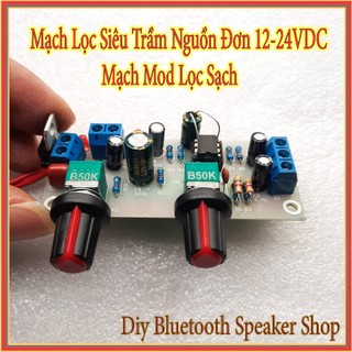 Mạch lọc siêu trầm sub dùng nguồn đơn 12v đến 24vdc bản mod lọc sạch