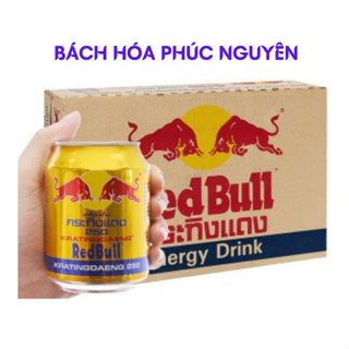 Thùng Redbull Bò Húc Thái Lan 24 lon 250ml Chuẩn Thái