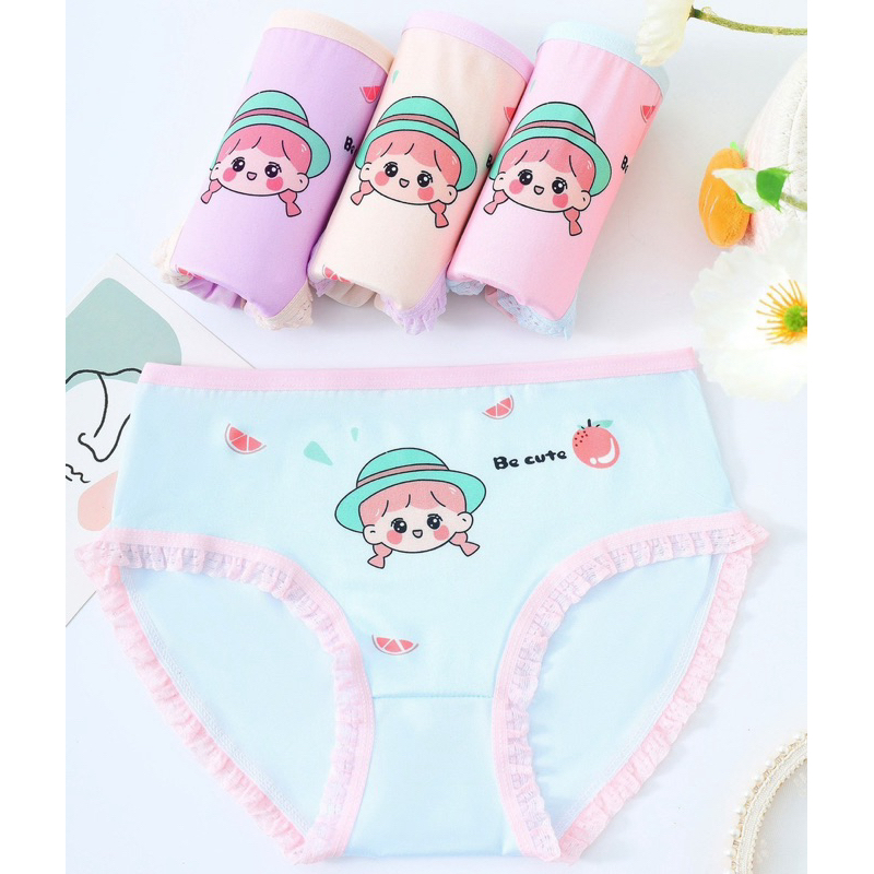 SÉT 5 QUẦN CHÍP TAM GIÁC CÔ BÉ ĐÁNG IU