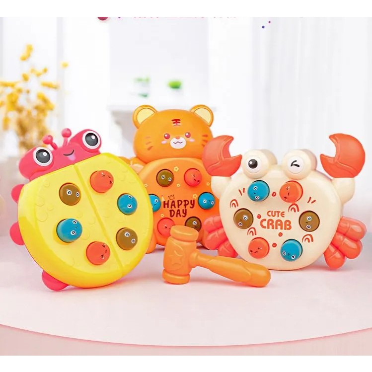 Đồ Chơi Đấp Chuột Biểu Cảm Hình Thú  An Toàn Cho Bé