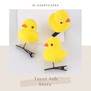 Kẹp tóc vịt vàng cute