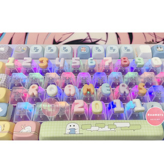 Keycap chữ ghép tên và số theo yêu cầu nút bàn phím cơ